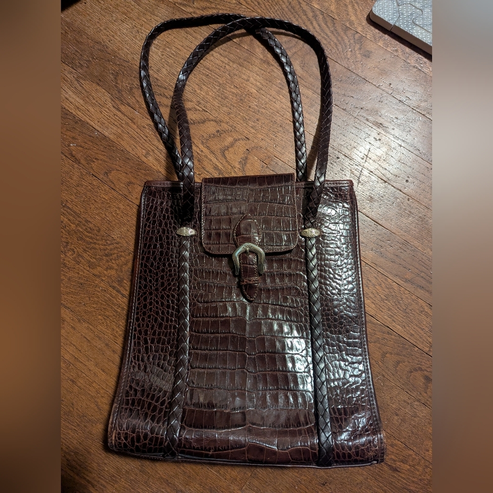 EUC BRIGHTON DONNA CLASSIC Shoulder Bag Purse - 1996 - Leather